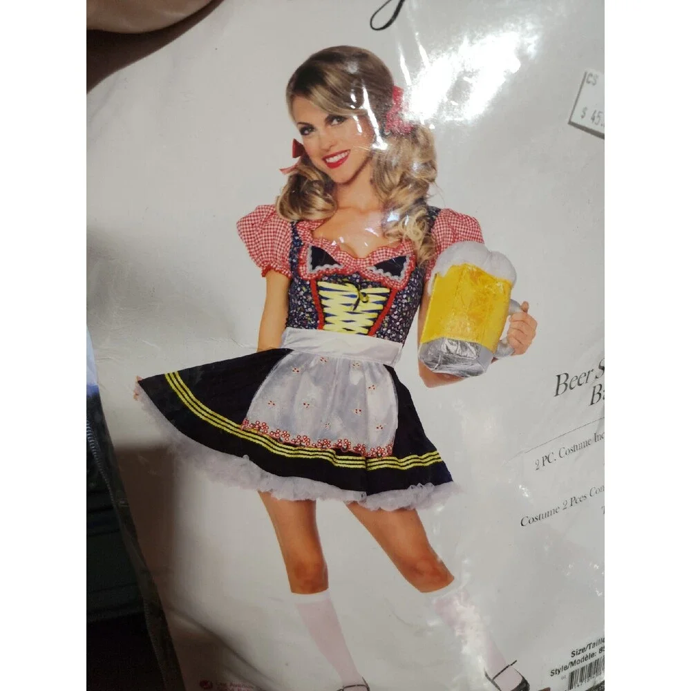 XX 85220 Beer Stein Babe German Dress Sexy Woman Costume Leg Avenue
